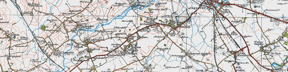 Old map of Alwyn Lawn Ho in 1919