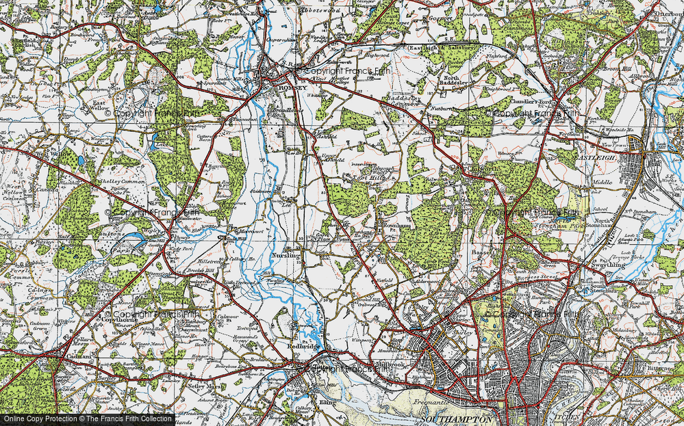 Old Map of Upton, 1919 in 1919