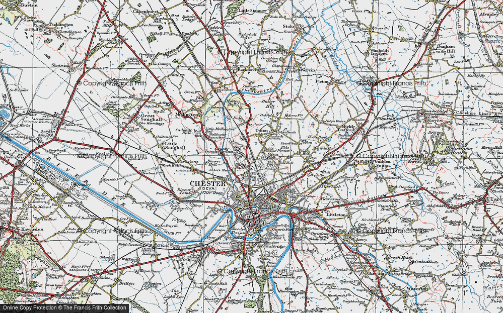 Old Map of Upton, 1924 in 1924