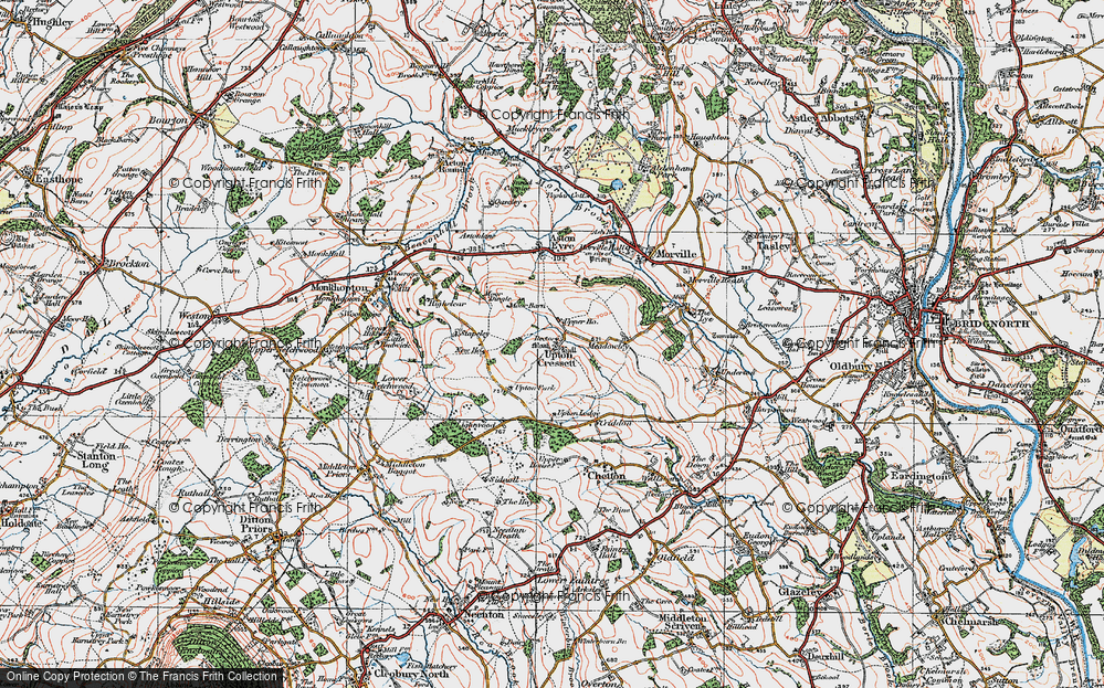 Upton Cressett, 1921