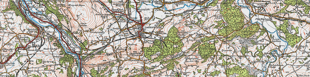 Old map of Van in 1919