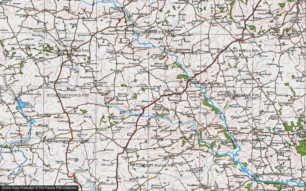 Old Map of Venngreen, 1919 in 1919