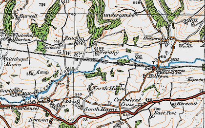 Old map of Veraby in 1919