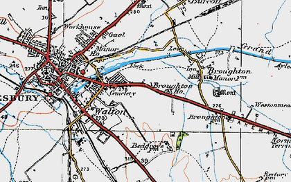 Old map of Victoria Park in 1919