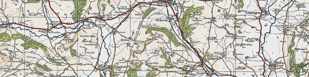 Old map of View Edge in 1920
