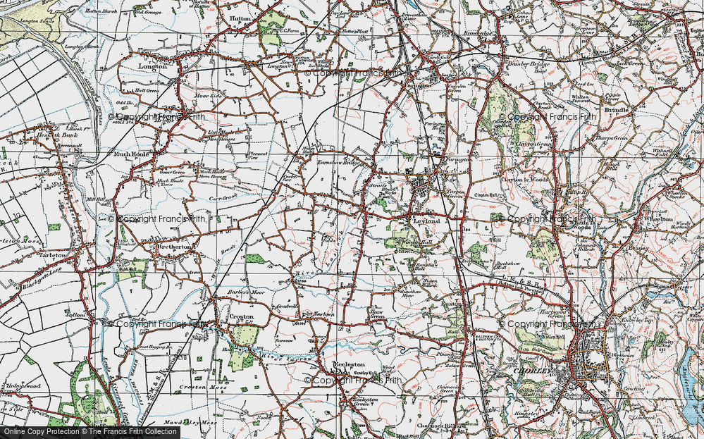 Old Map of Wade Hall, 1924 in 1924