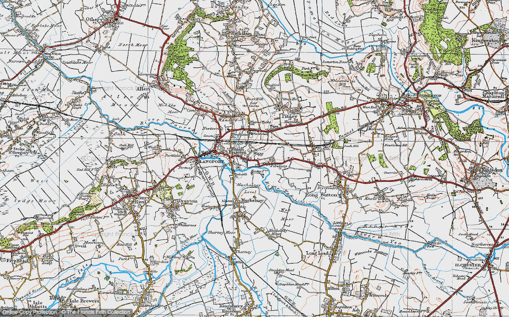 Old Map of Wagg, 1919 in 1919