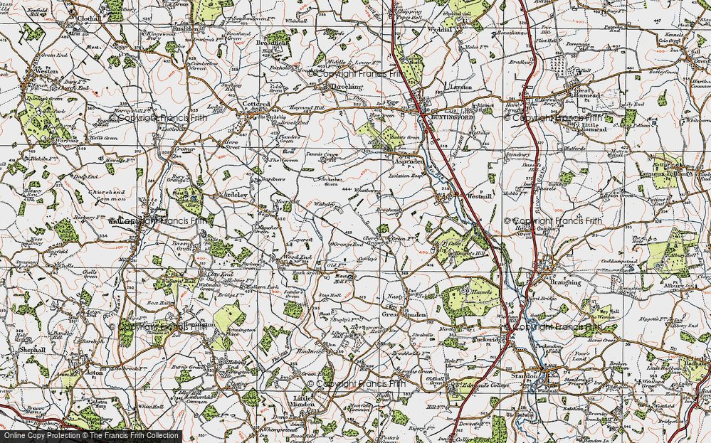 Old Map of Wakeley, 1919 in 1919