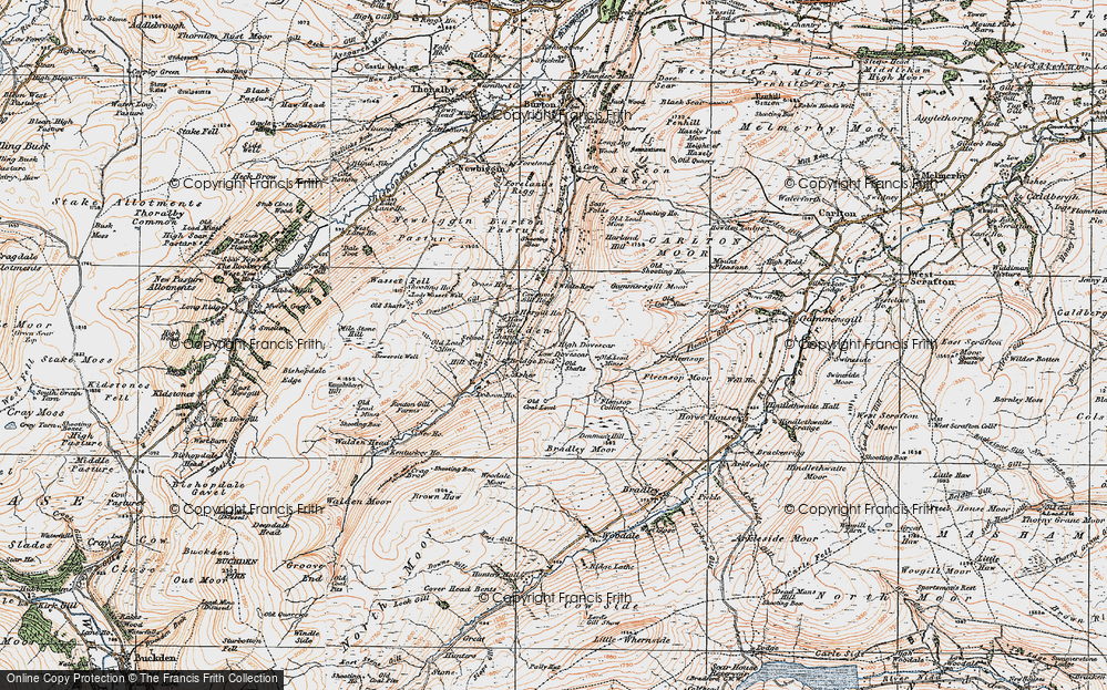 Old Map of Walden, 1925 in 1925