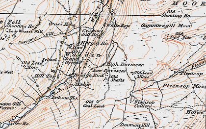 Old map of Walden in 1925