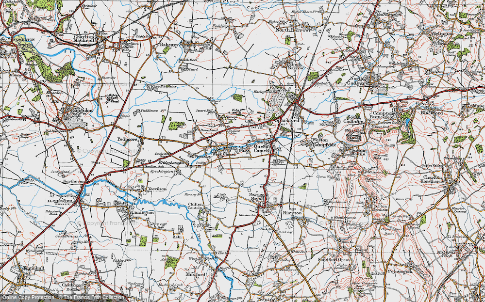 Old Map of Wales, 1919 in 1919