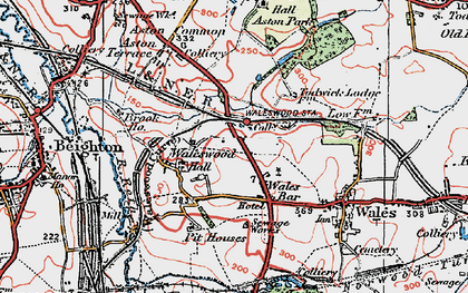 Old map of Wales Bar in 1923