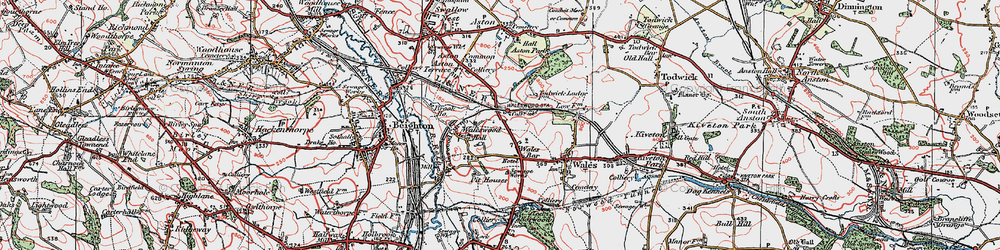 Old map of Wales Bar in 1923