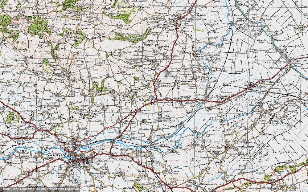Old Map of Walford, 1919 in 1919
