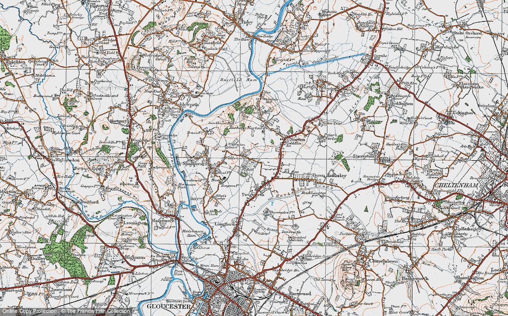 Old Map of Wallsworth, 1919 in 1919