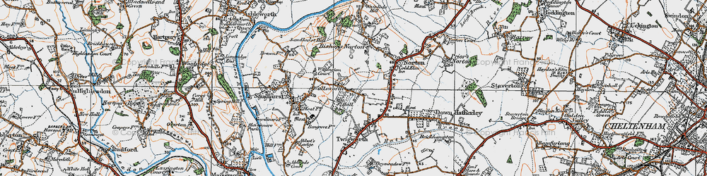 Old map of Wallsworth in 1919