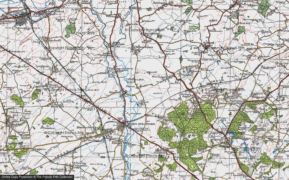 Old Map of Walton, 1919 in 1919