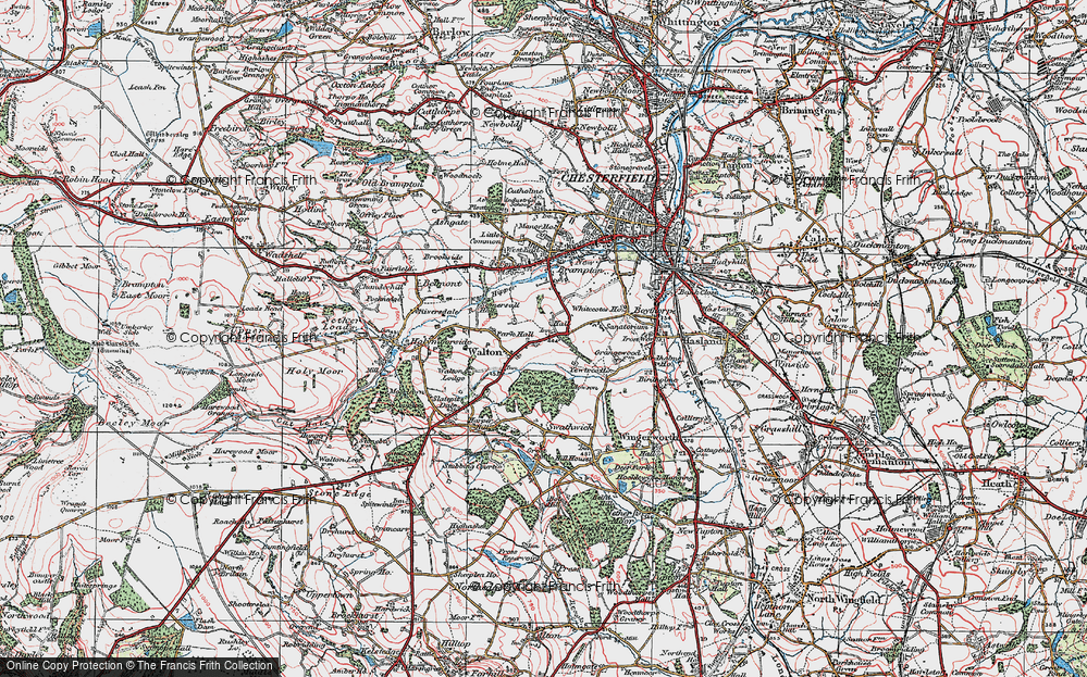 Old Map of Walton, 1923 in 1923