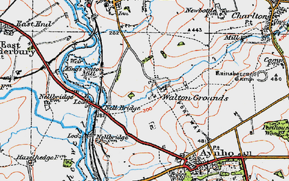 Old map of Walton Grounds in 1919