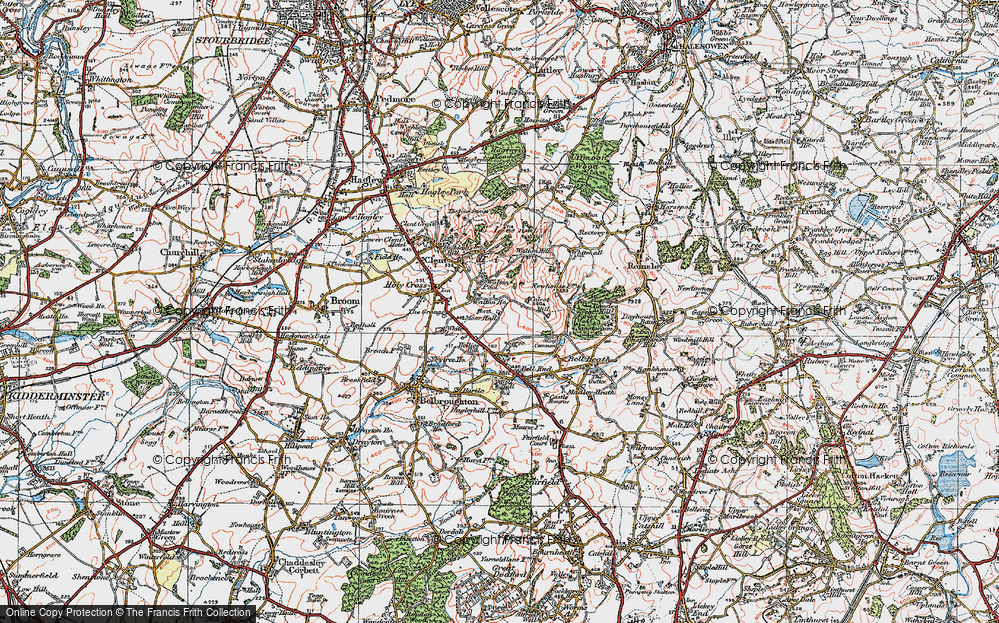 Old Map of Walton Pool, 1921 in 1921