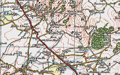 Old map of Walton Pool in 1921