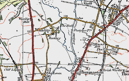 Old map of Wanlip in 1921