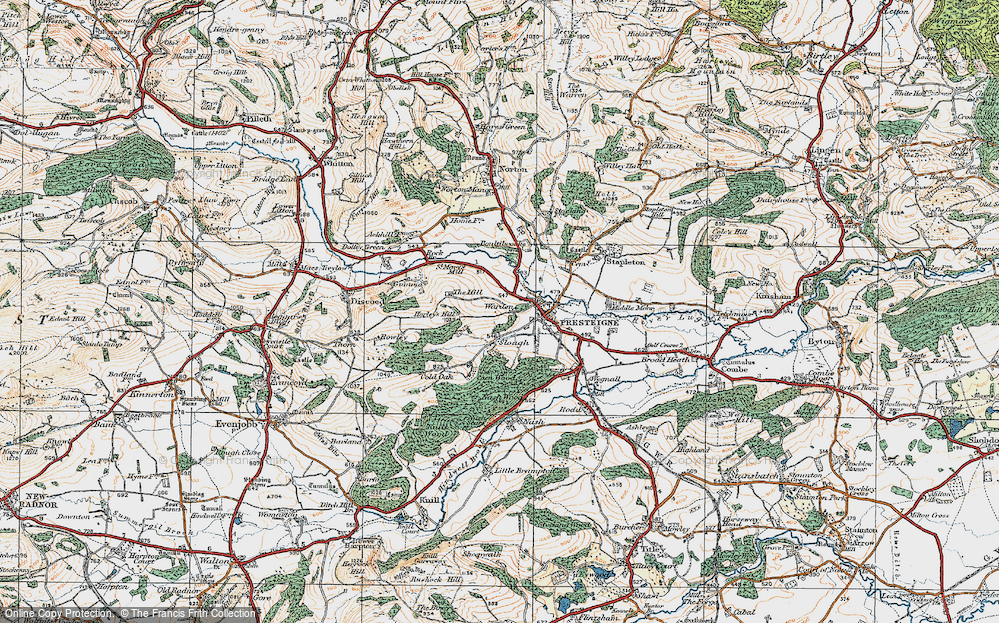 Old Map of Warden, 1920 in 1920