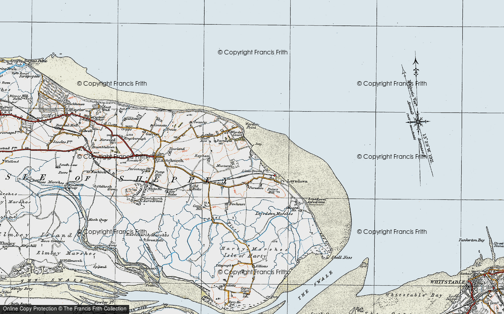 Old Map of Warden, 1921 in 1921