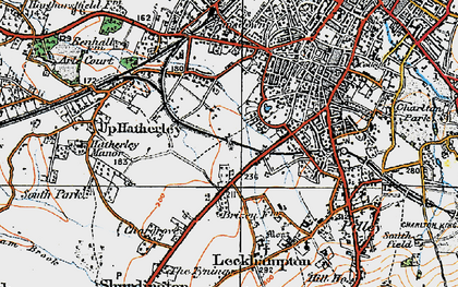 Old map of Warden Hill in 1919