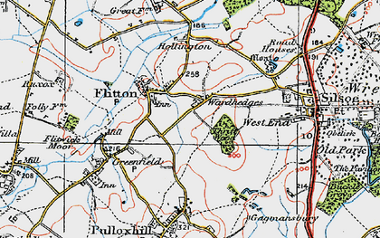 Old map of Wardhedges in 1919