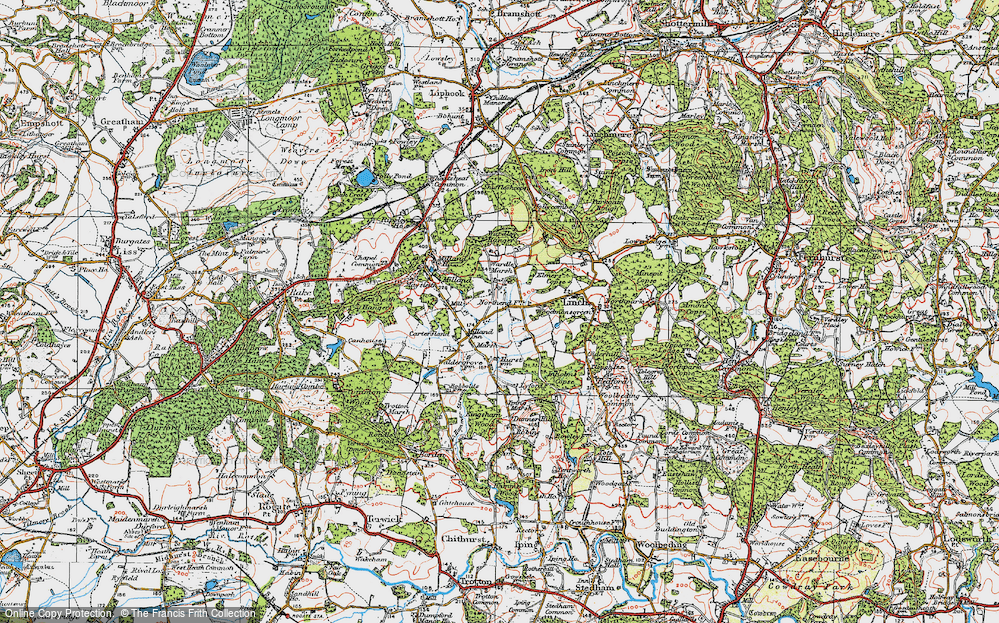 Old Map of Wardley, 1919 in 1919