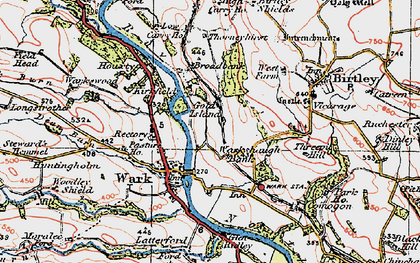 Old map of Latterford in 1925