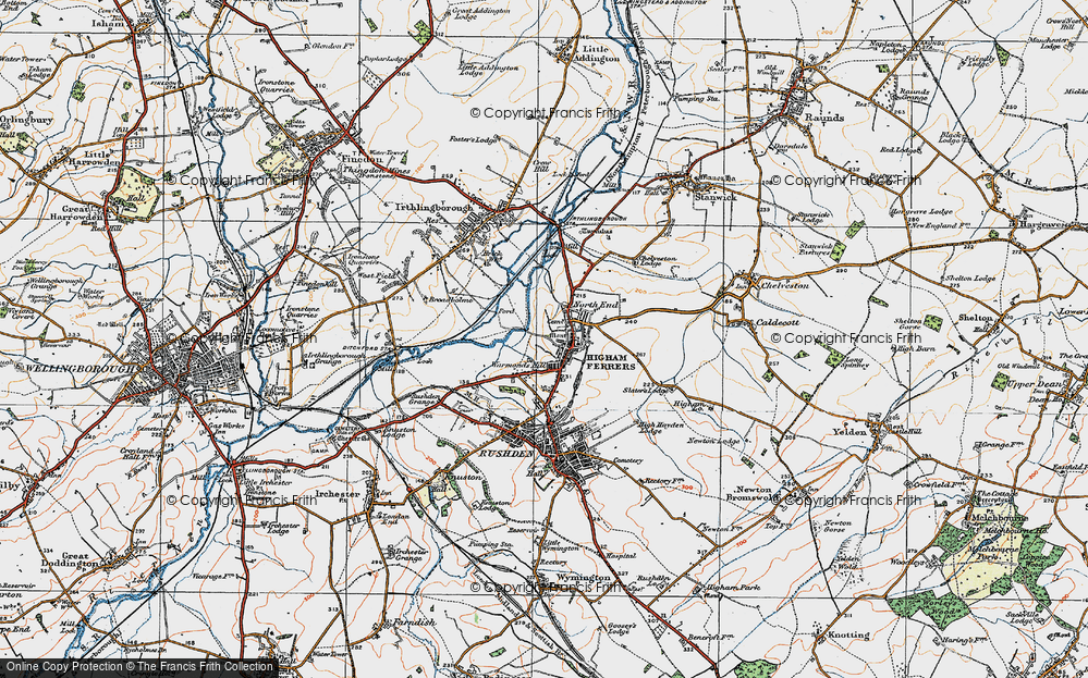 Old Map of Warmonds Hill, 1919 in 1919