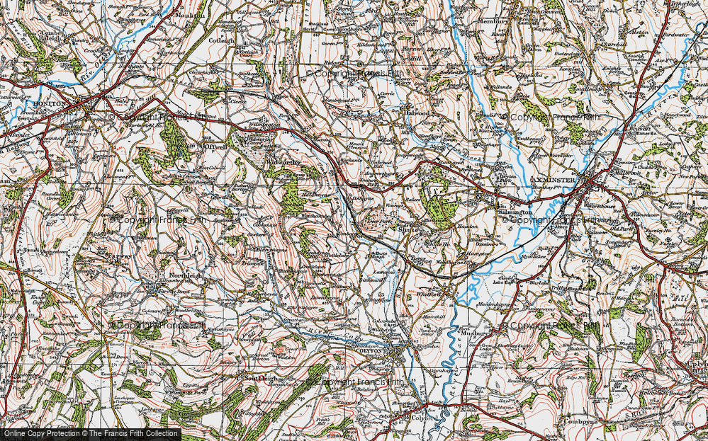 Old Map of Watchcombe, 1919 in 1919