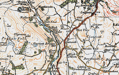 Old map of Watchgate in 1925