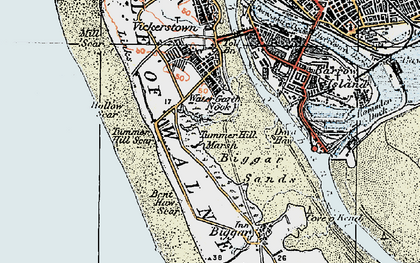 Old map of Bent Haw Scar in 1924