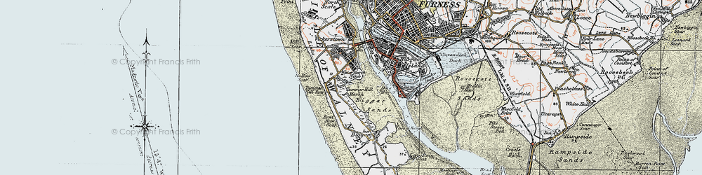 Old map of Water Garth Nook in 1924