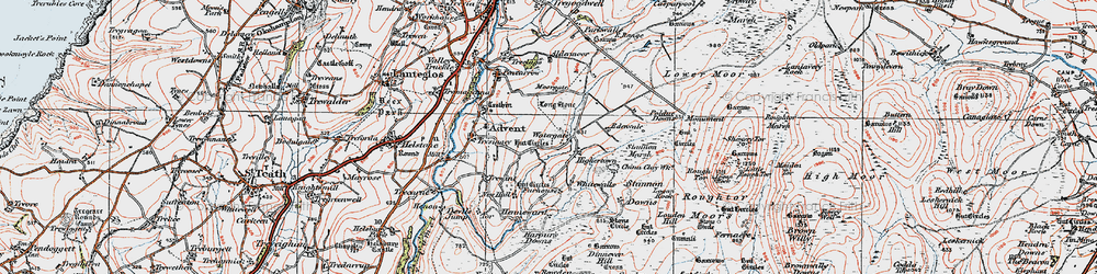 Old map of Watergate in 1919