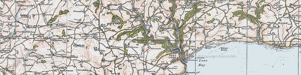 Old map of Watergate in 1919