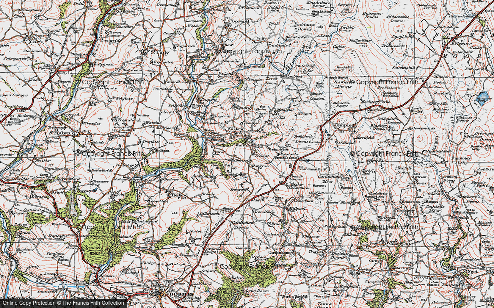 Historic Ordnance Survey Map Of Waterloo 1919