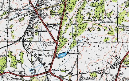 Old map of Waterloo in 1919