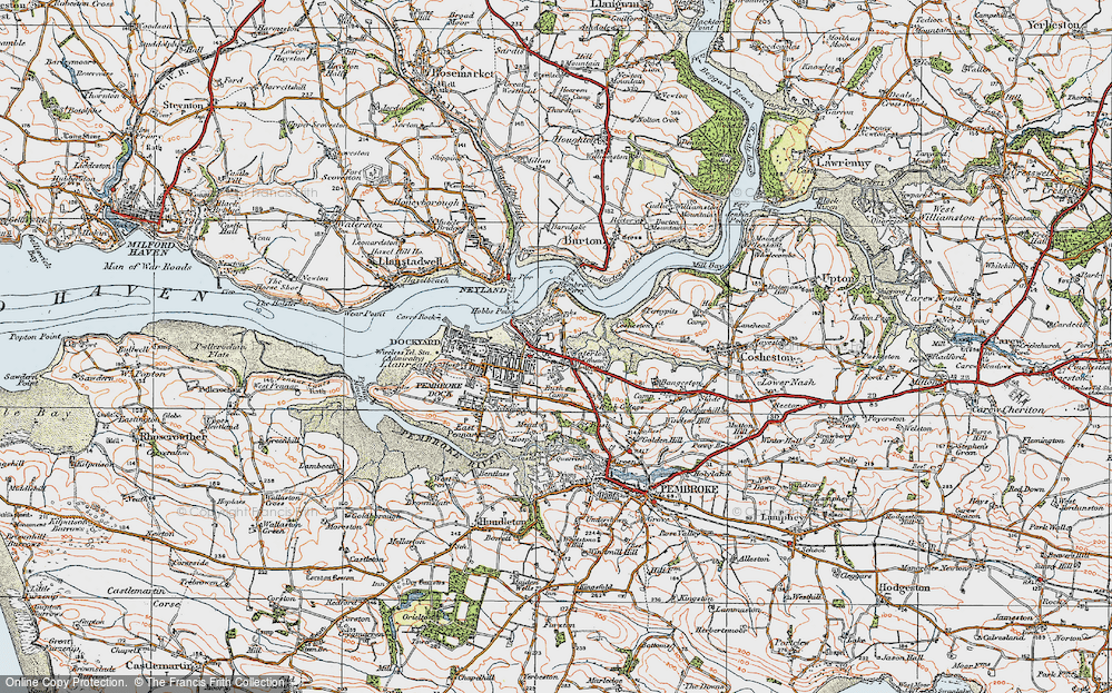 Old Map of Waterloo, 1922 in 1922