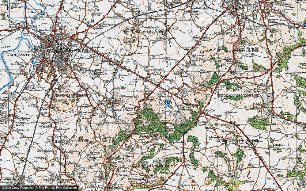 Old Map of Watermead, 1919 in 1919