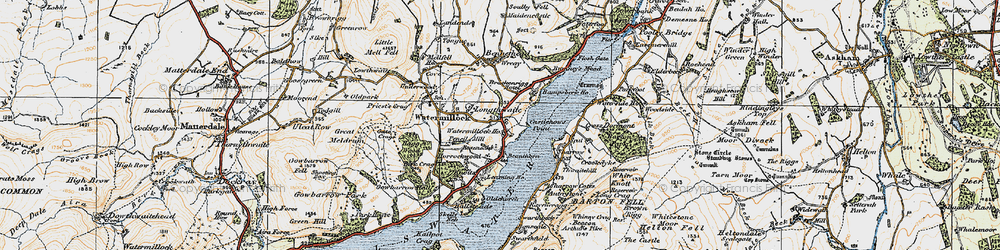 Old map of Beauthorn in 1925