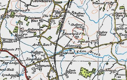 Old map of Arden Green in 1920