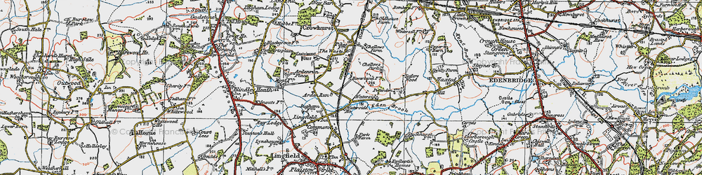 Old map of Arden Green in 1920