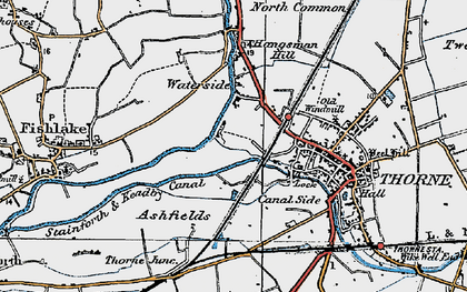 Old map of Waterside in 1923
