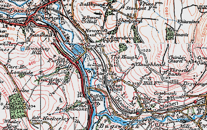 Old map of Waterside in 1923