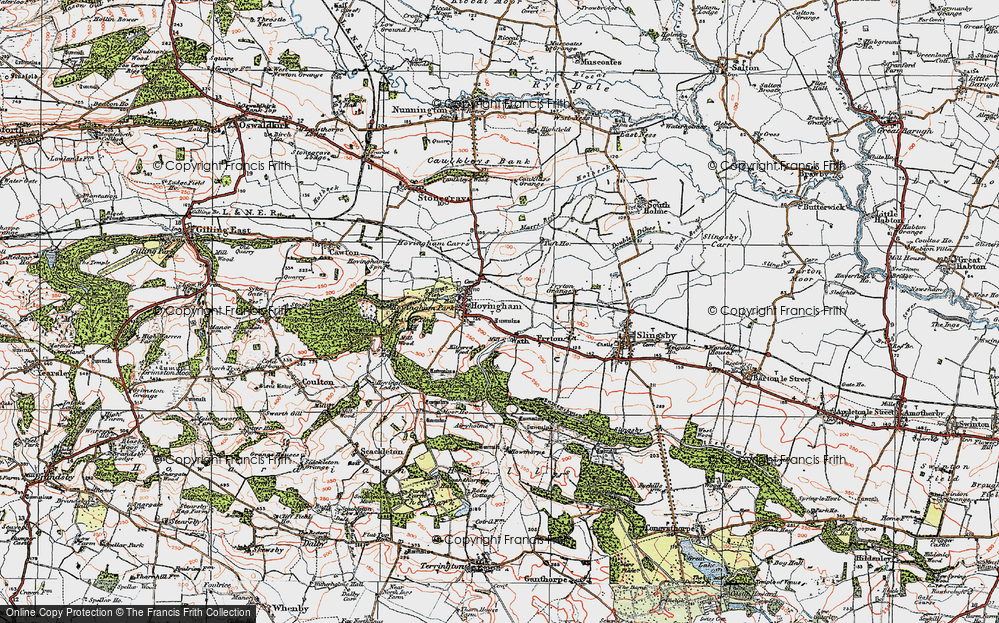 Old Map of Wath, 1925 in 1925