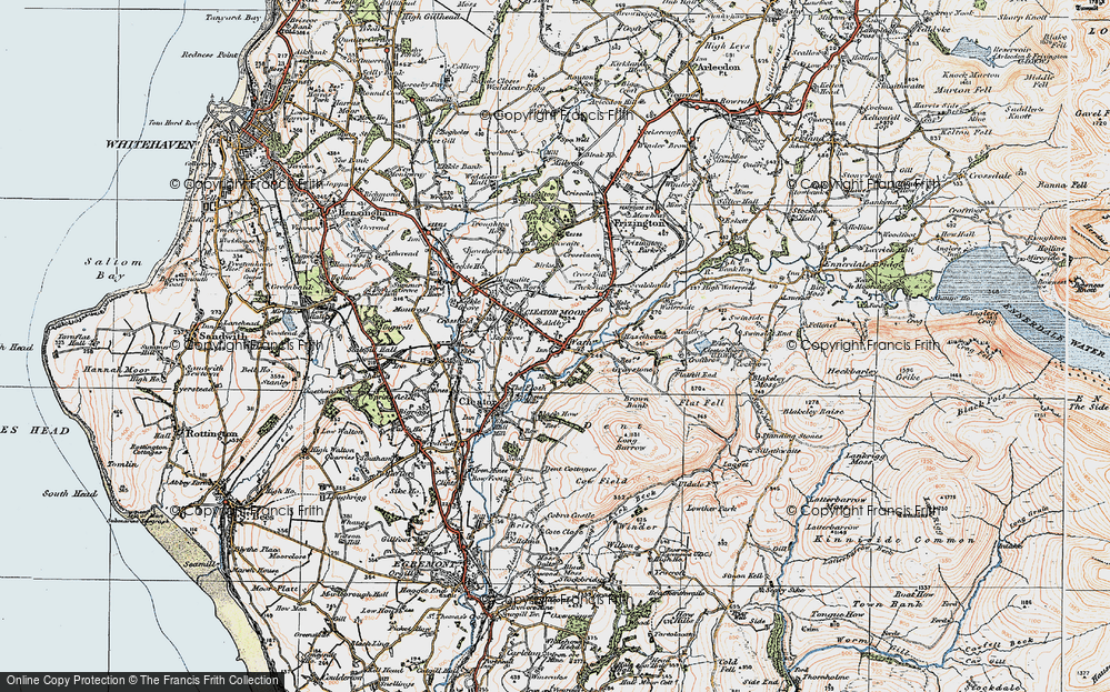 Old Map of Wath Brow, 1925 in 1925